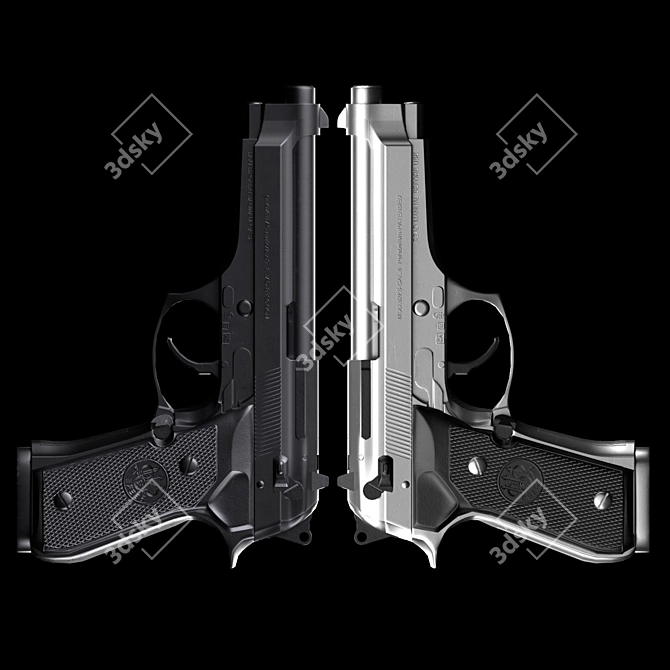 Full Unwrap Colt Beretta Kit 3D model image 1