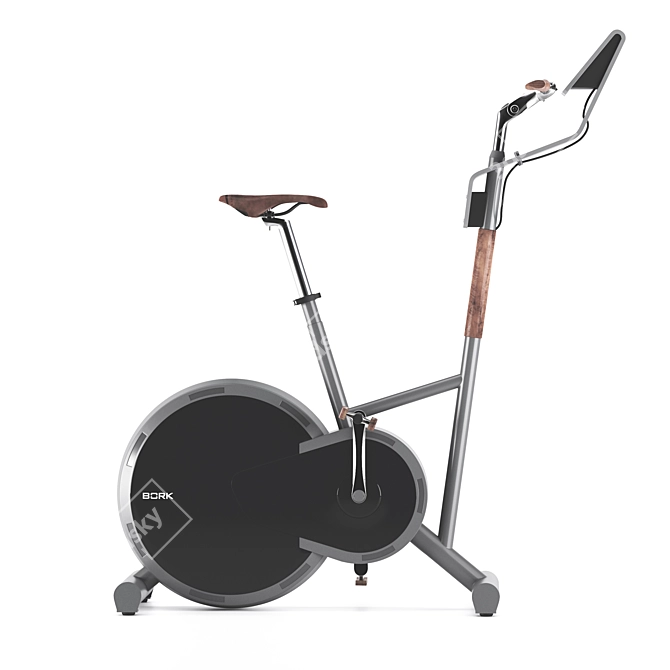 BORK D672 Exercise Bike: Compact and Efficient 3D model image 2