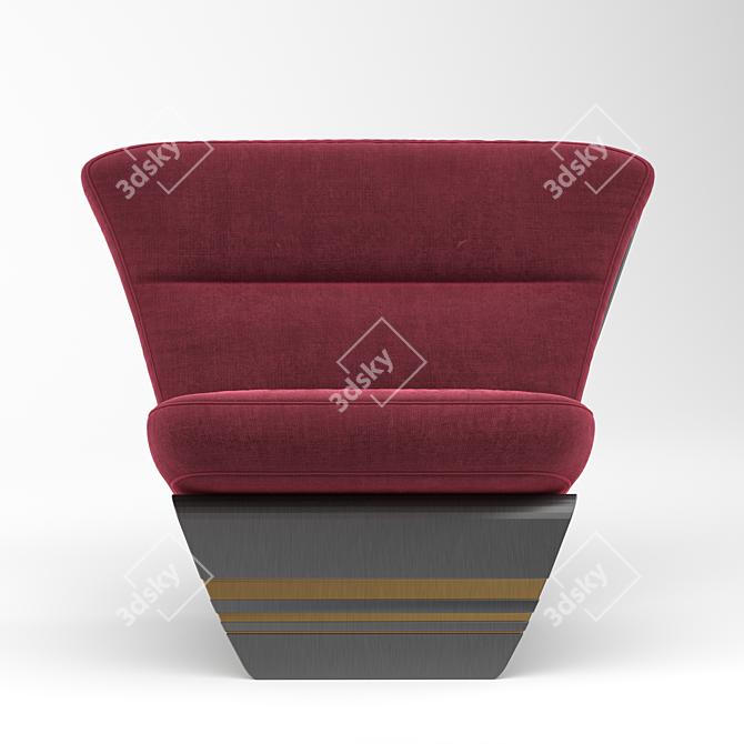 Modern Argos Armchair: Stylish, Sleek, and Comfortable 3D model image 1