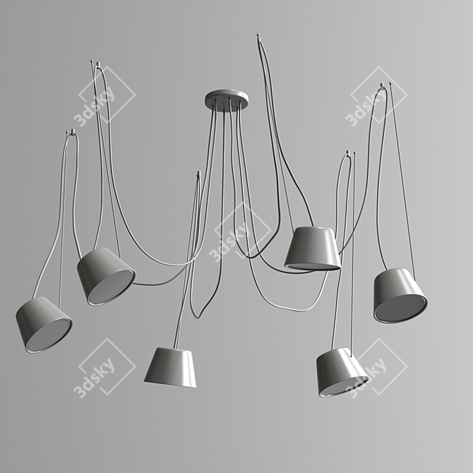 Ole Sento Pendant Lamp Set 3D model image 3