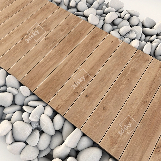 Pebble Board Road Kit 3D model image 2