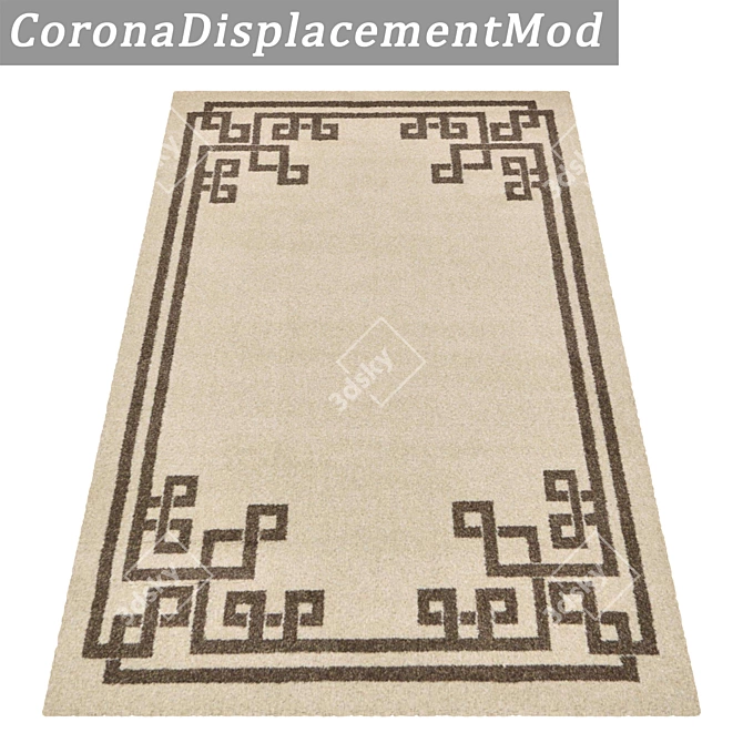 Versatile Carpet Set 1831 | High-Quality Textures 3D model image 4