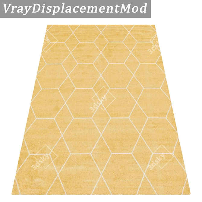 Luxury Carpets Set: High-Quality Textures 3D model image 1