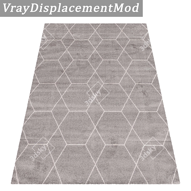 Luxury Collection: 3-Piece Carpets Set 3D model image 3