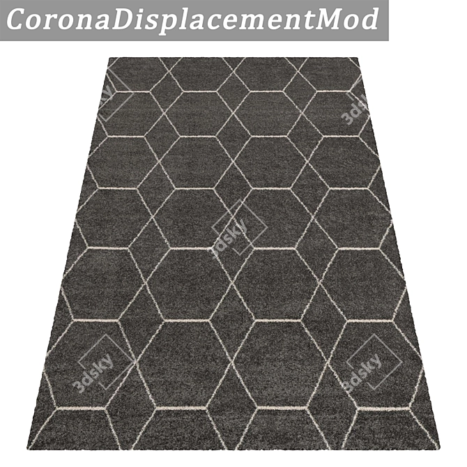 Luxury Collection: 3-Piece Carpets Set 3D model image 4