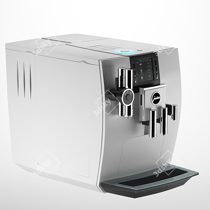 Jura J6 Piano Coffee Machine - White 3D model image 1