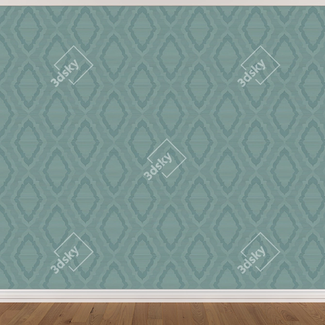 Seamless Wallpaper Set - 3 Colors 3D model image 2