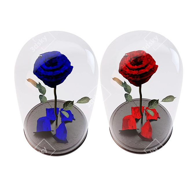 Luxury Decorative Rose 3D model image 5