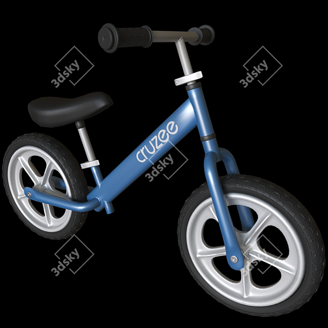 Cruzee UltraLite: The Ultimate Balance Bike for Kids 3D model image 1