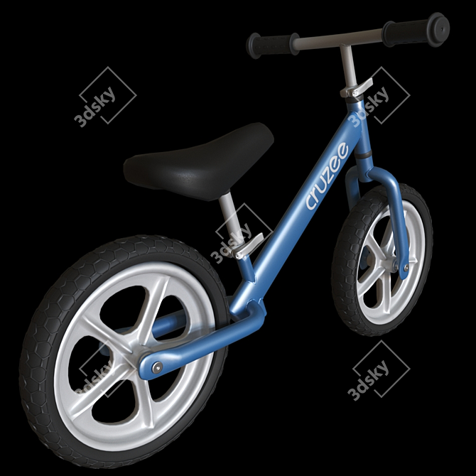 Cruzee UltraLite: The Ultimate Balance Bike for Kids 3D model image 2