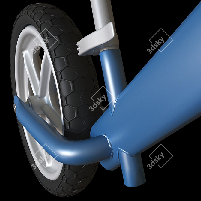 Cruzee UltraLite: The Ultimate Balance Bike for Kids 3D model image 3