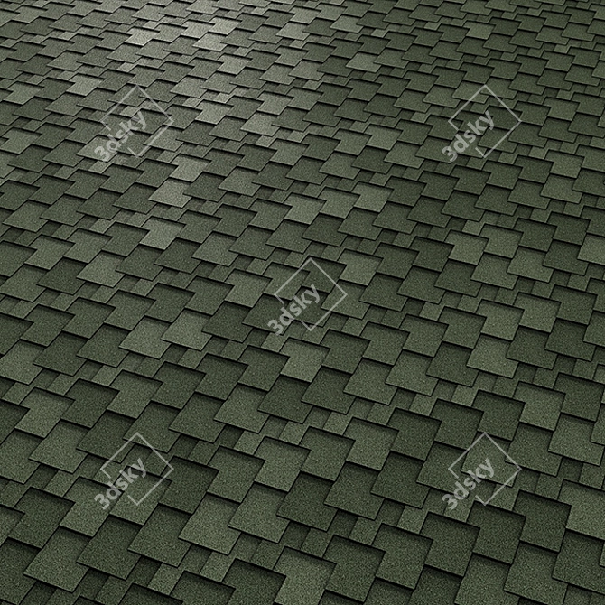 Flexible Accord Shinglas: Versatile Roofing Solution 3D model image 3