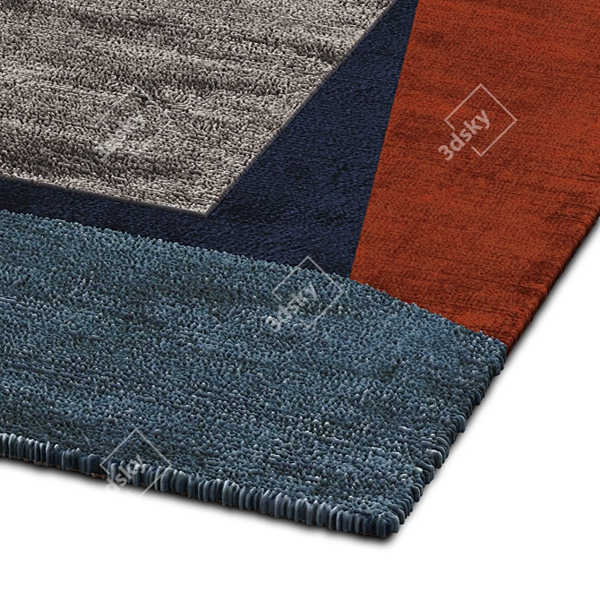 Elegant Interior Rugs 3D model image 2