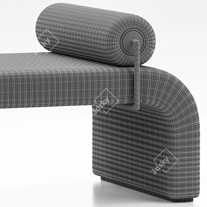 Versatile and Luxurious Cade Daybed 3D model image 1