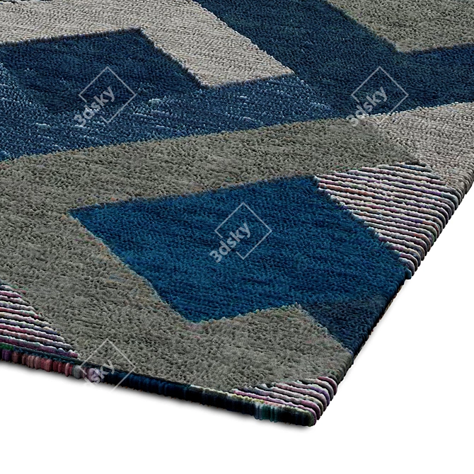 Stylish Interior Carpets 3D model image 2