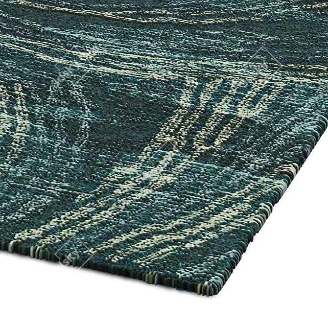 Elegant floor rugs for interiors 3D model image 2