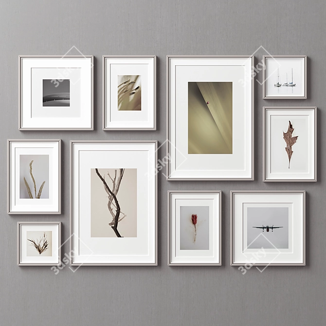 Versatile Picture Frame Set 3D model image 2