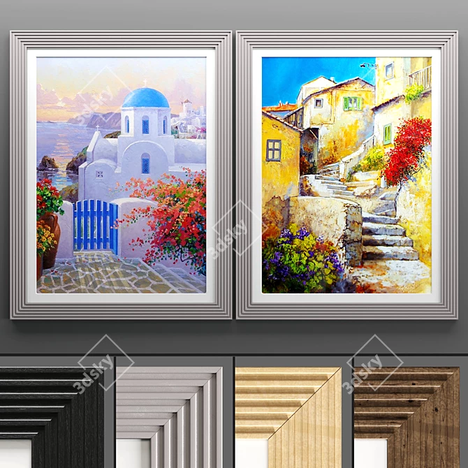 Elegant Art Frame 592 - 50x70 cm 3D model image 1