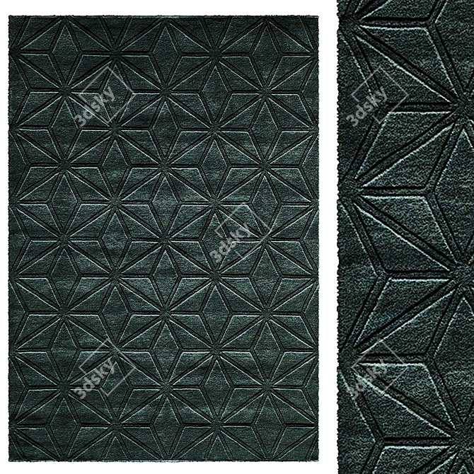 Elegant Interior Rugs 3D model image 1