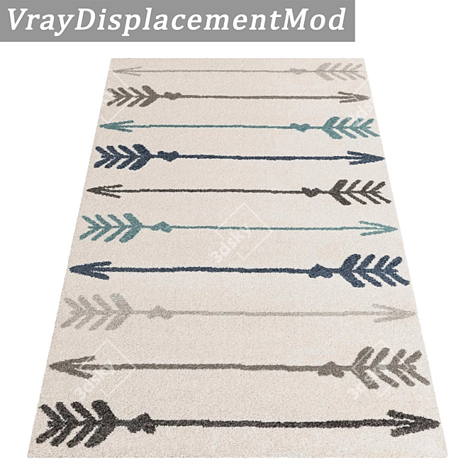 High-Quality Carpet Set 3D model image 3