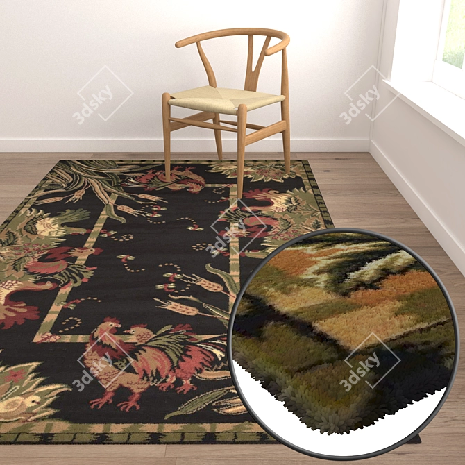 Versatile Carpet Set for Stunning Renders 3D model image 5