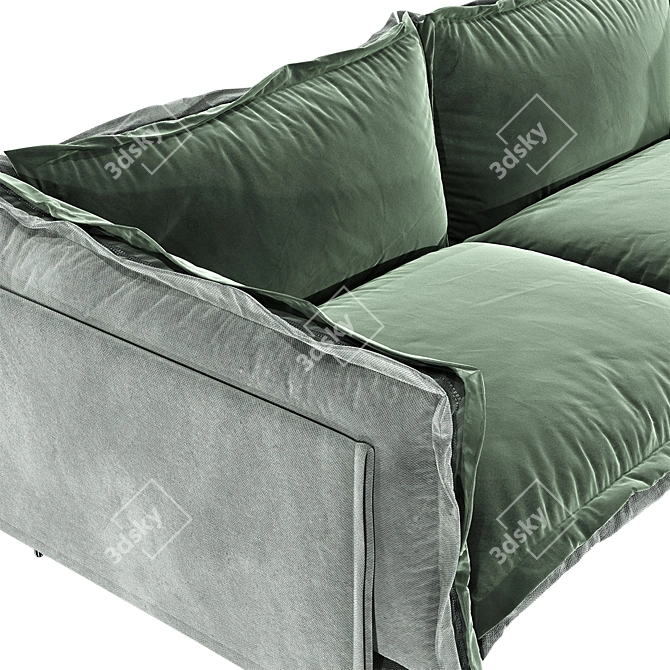 Versatile Auto-Reverse Sofa 3D model image 4