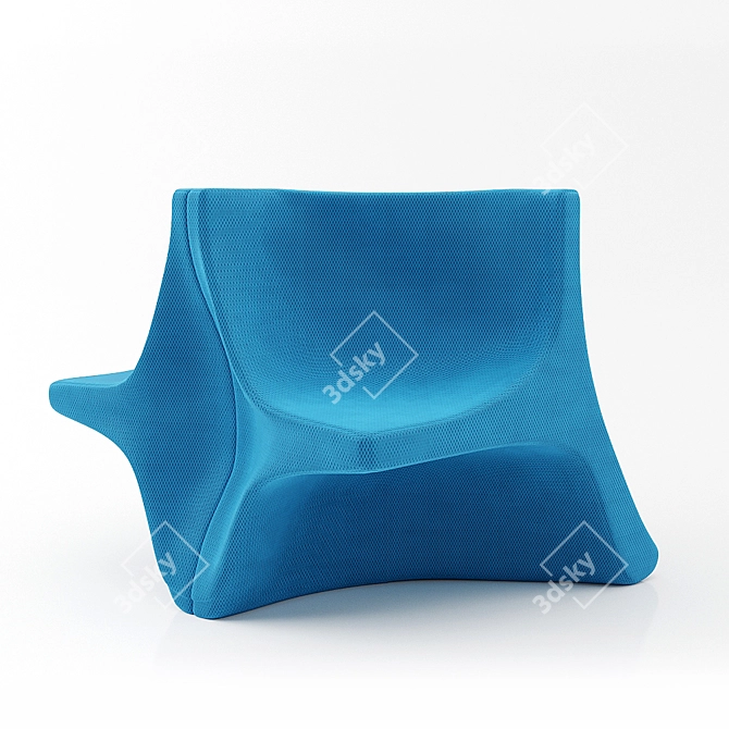 Social Pulse: Heartbeat Seating 3D model image 2