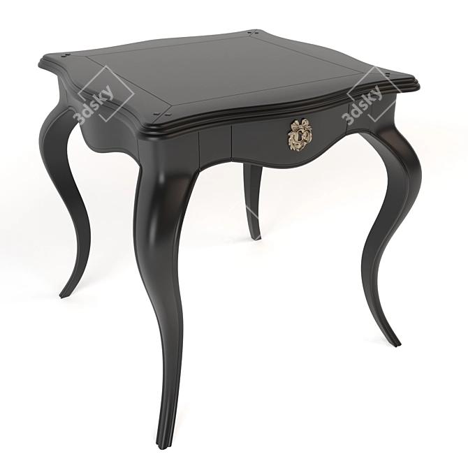 Montigny Square Side Table M821 3D model image 3