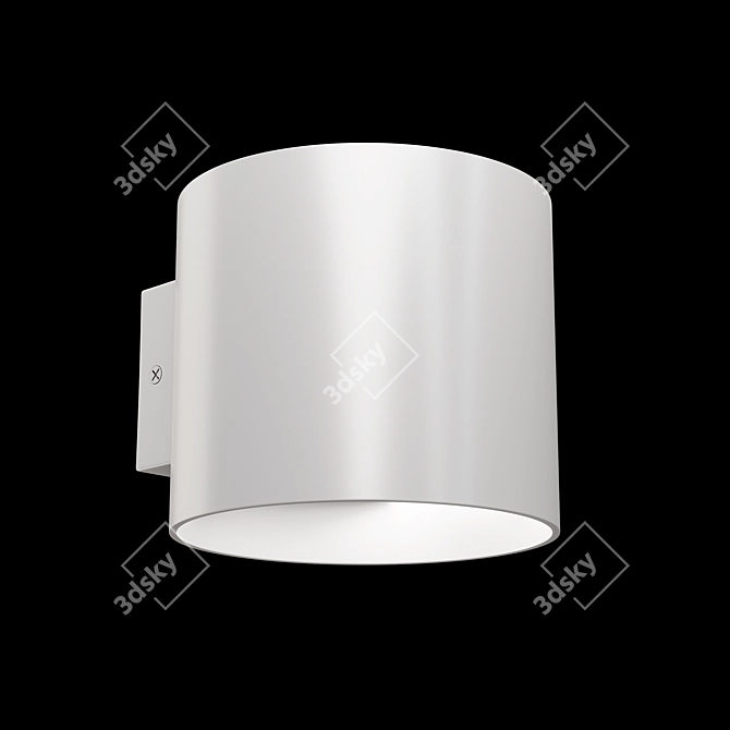 Modern Minimalistic Wall Lamp 3D model image 1