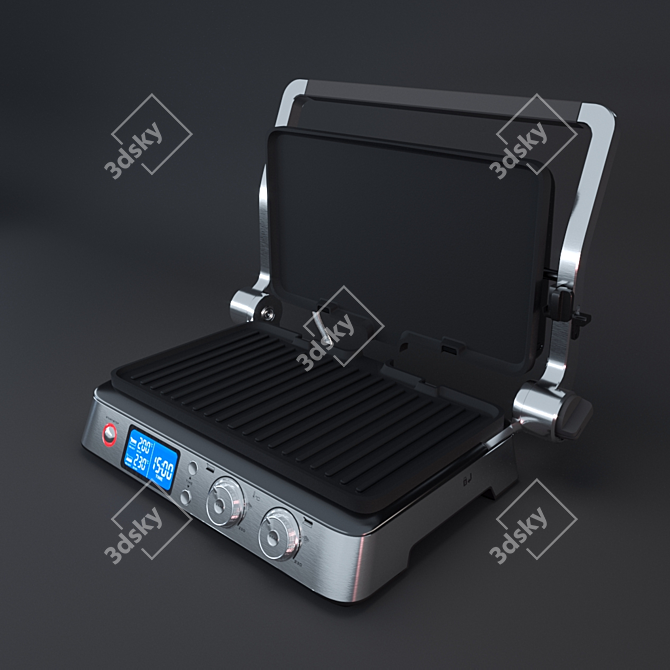 Delonghi Multigrill: Versatile, Efficient, Delicious 3D model image 1