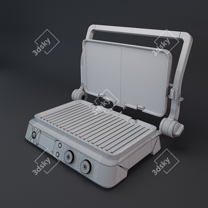 Delonghi Multigrill: Versatile, Efficient, Delicious 3D model image 2