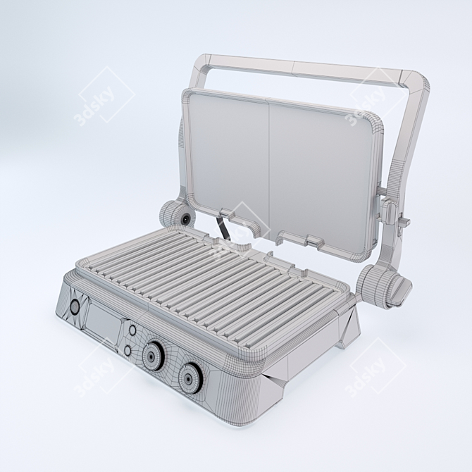 Delonghi Multigrill: Versatile, Efficient, Delicious 3D model image 5