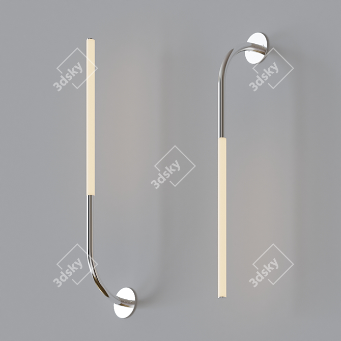 Tubino LED Wall Sconce: Sleek Elegance 3D model image 1