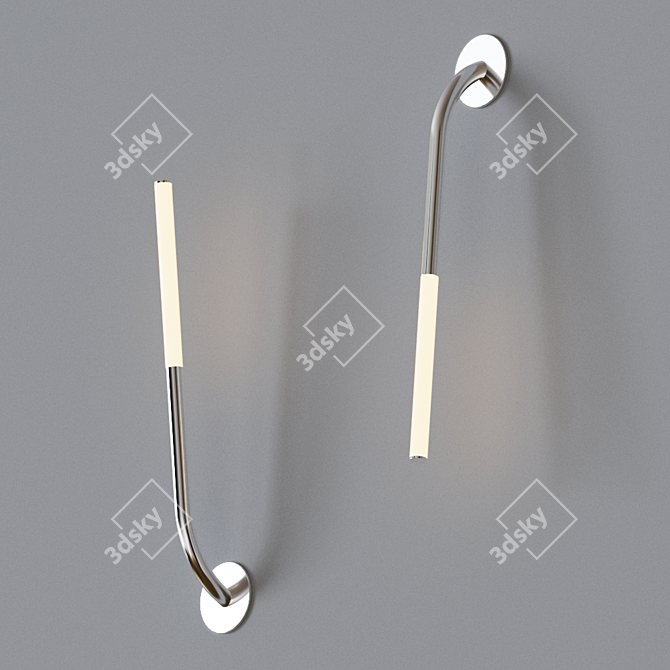 Tubino LED Wall Sconce: Sleek Elegance 3D model image 2