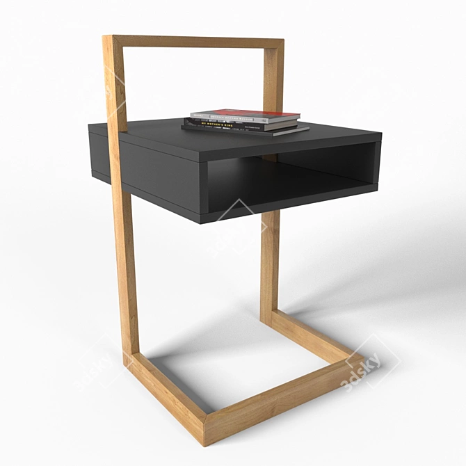 Compact Folding Table 3D model image 1