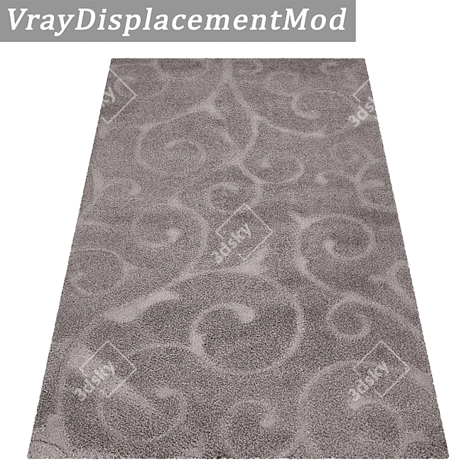 Elegant Rug Set - High-Quality Textures 3D model image 3