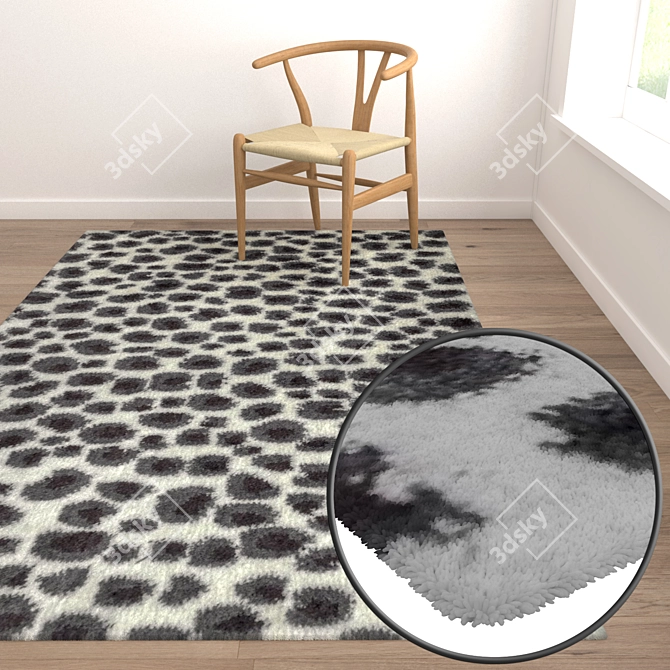 Luxury Carpet Set: High-Quality Textures & Multiple Options 3D model image 2