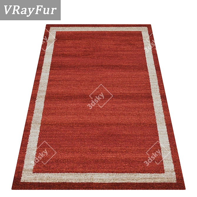 High-Quality Carpet Set 3D model image 2