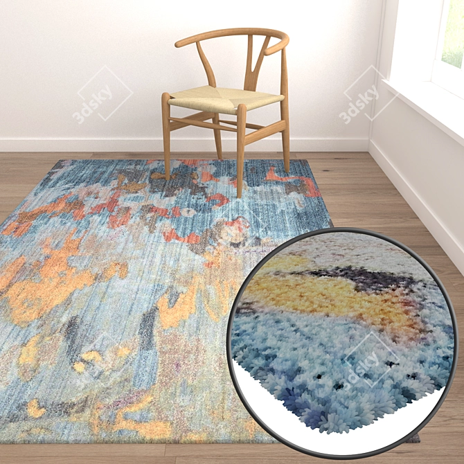 Luxury Carpet Set: Versatile and High-Quality 3D model image 5