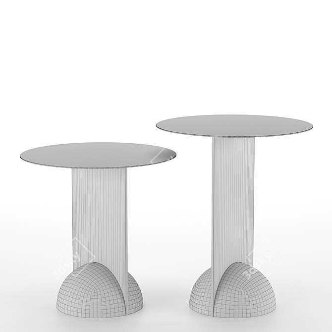 Bonaldo Combination Table Duo 3D model image 2