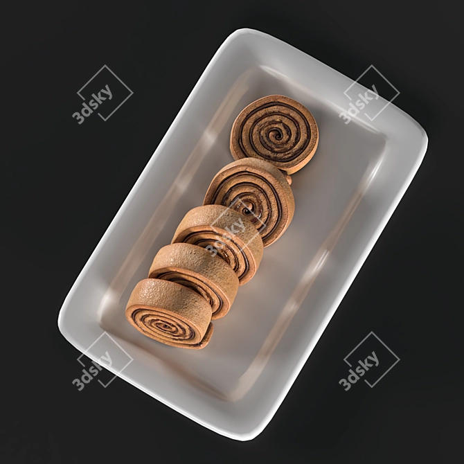 Delicious PBR Pastries 3D model image 3