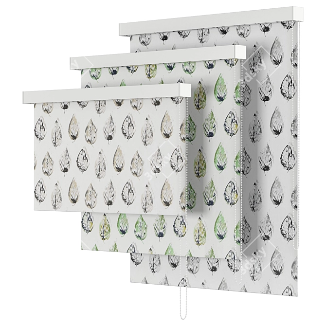 Gigantia Leaf Roller Blind - Next 3D model image 2