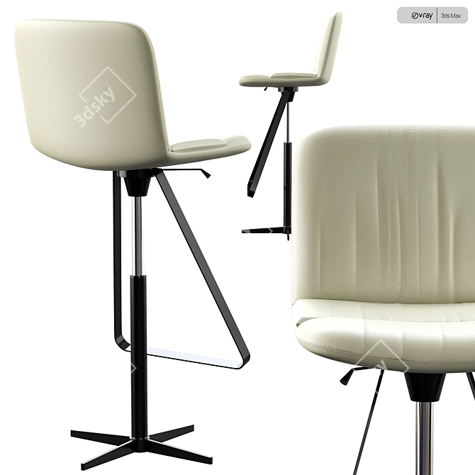 Modern Cattelan Italia Chair 3D model image 2