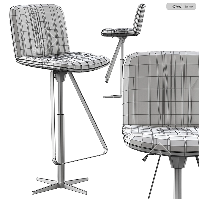 Modern Cattelan Italia Chair 3D model image 3