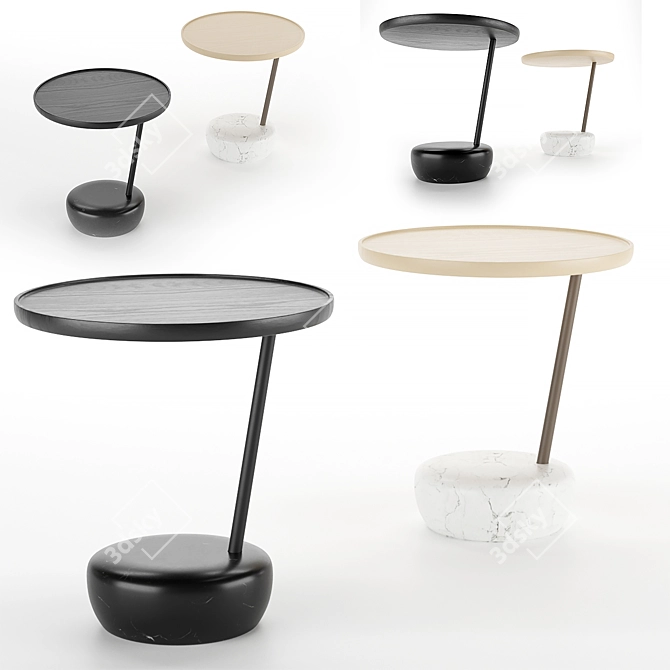 Sleek LUPINO Table: Mauro Lipparini Design 3D model image 1