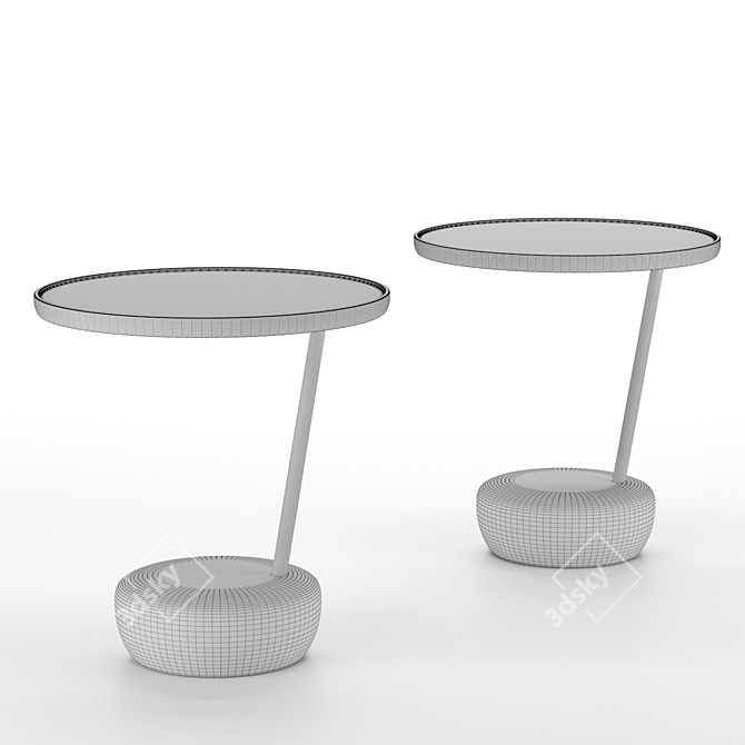 Sleek LUPINO Table: Mauro Lipparini Design 3D model image 2