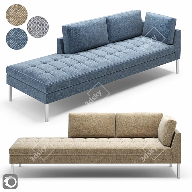 Paramount Sectional Sofa: Modern Elegance for Your Living Space 3D model image 1