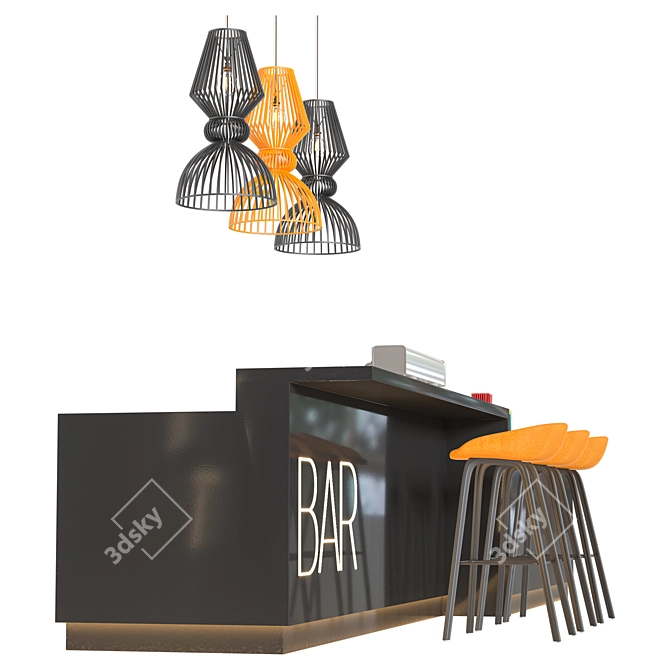 Cafe Bar 3D Models 3D model image 1