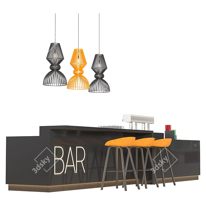 Cafe Bar 3D Models 3D model image 3
