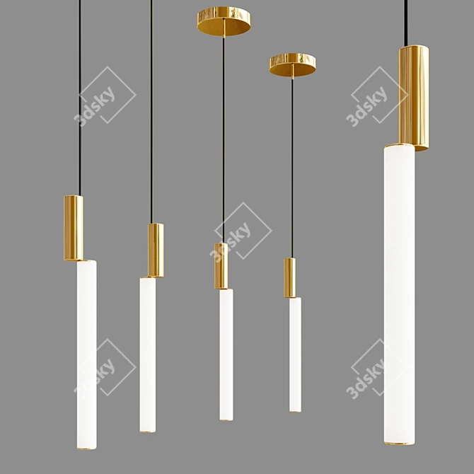 Elegant Illumination: Signal Pendant 3D model image 1